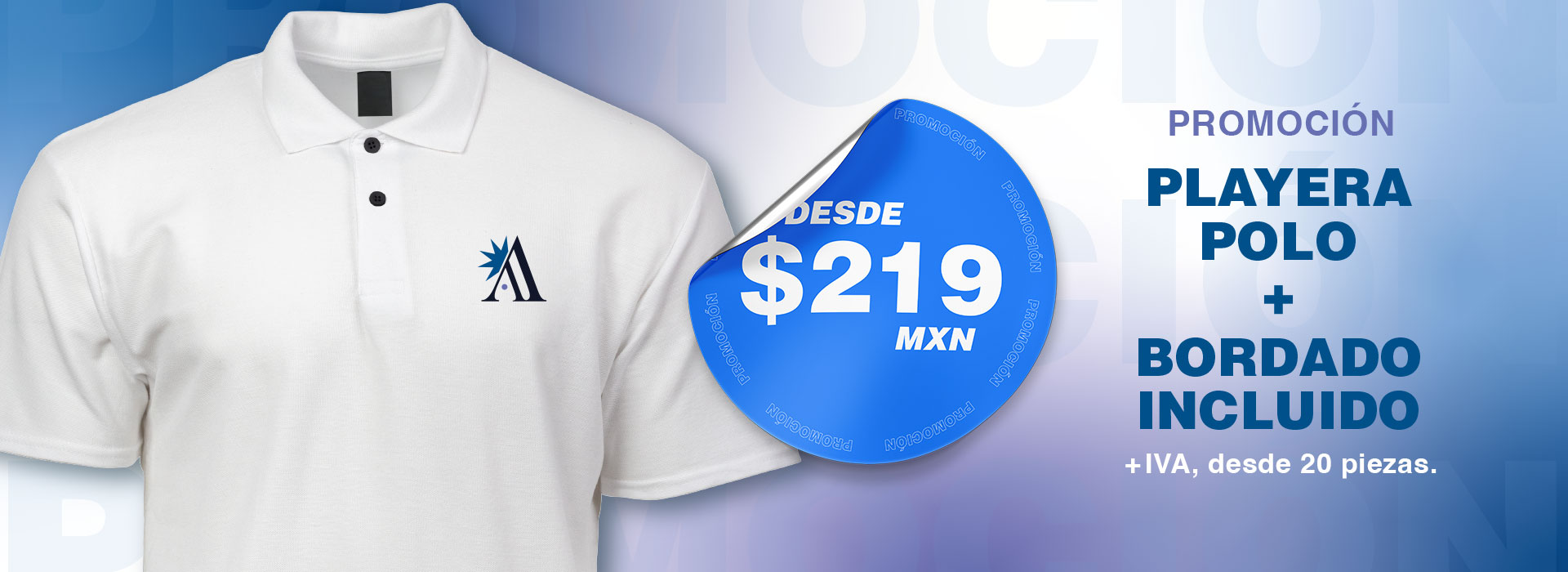 Promociones Polo - Agave Azul Uniformes